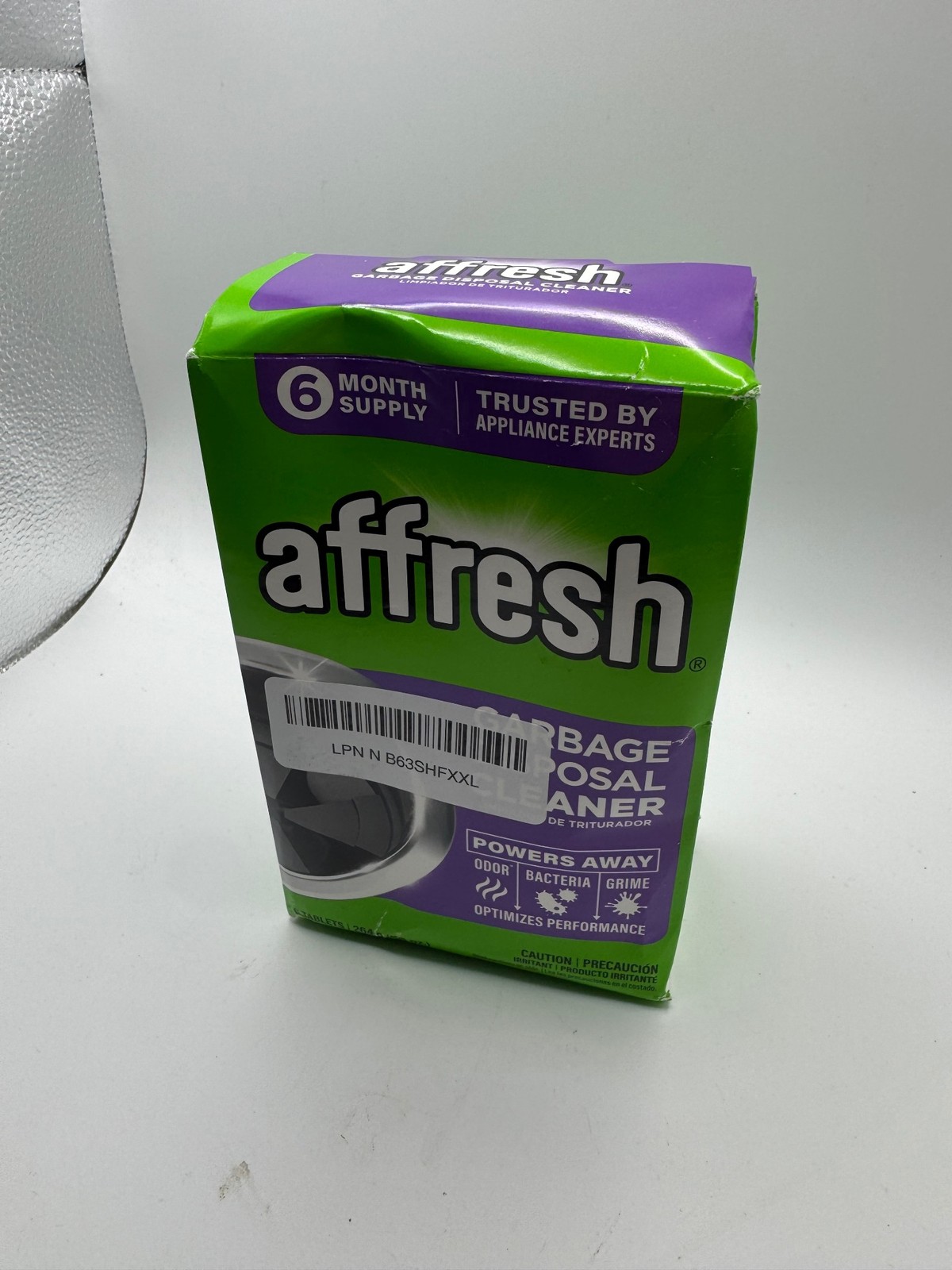 affresh Garbage Disposal Cleaner Tablets 6 Tablets 6 Month Supply 264g