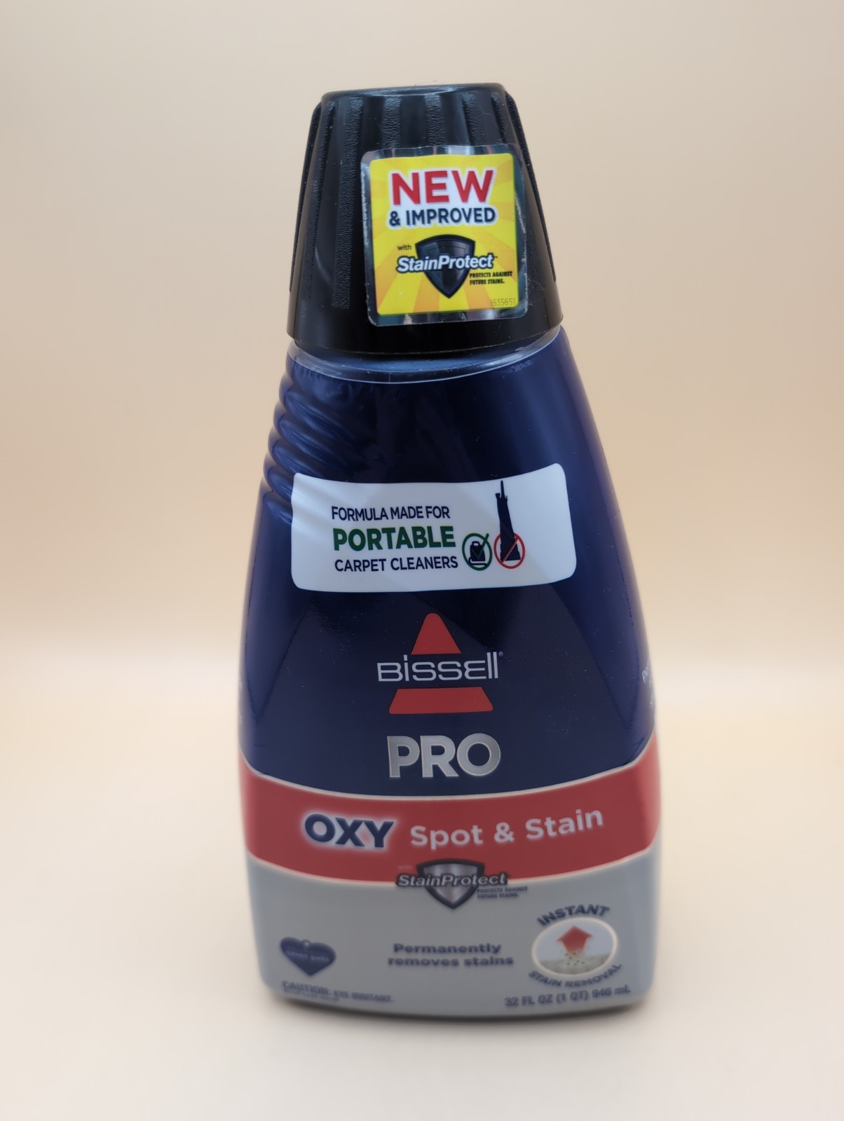 BISSELL PRO OXY Spot & Stain Carpet Cleaner Formula 32oz Portable
