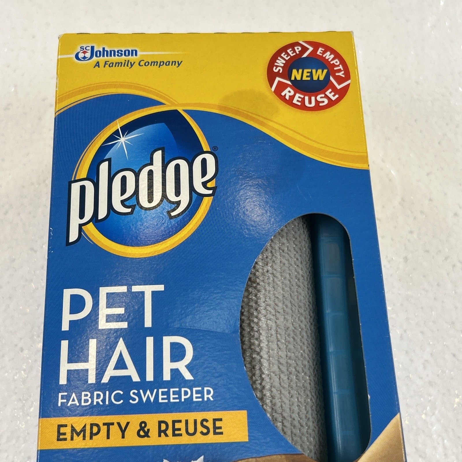Pledge Fabric Sweeper For Pet Hair Multi-Use Disposable Sweeper Discontinued New