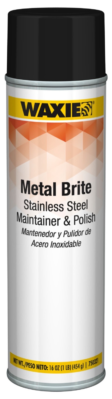 4 pack WAXIE METAL BRITE WATER-BASED STAINLESS STEEL POLISH 4x 16 OZ