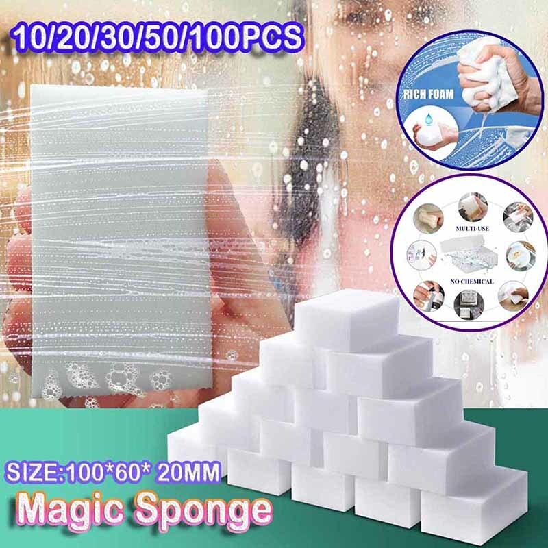10-100X Nano Sponge Wipe Eraser Cleaning Melamine Multi-functional Foam Cleaner