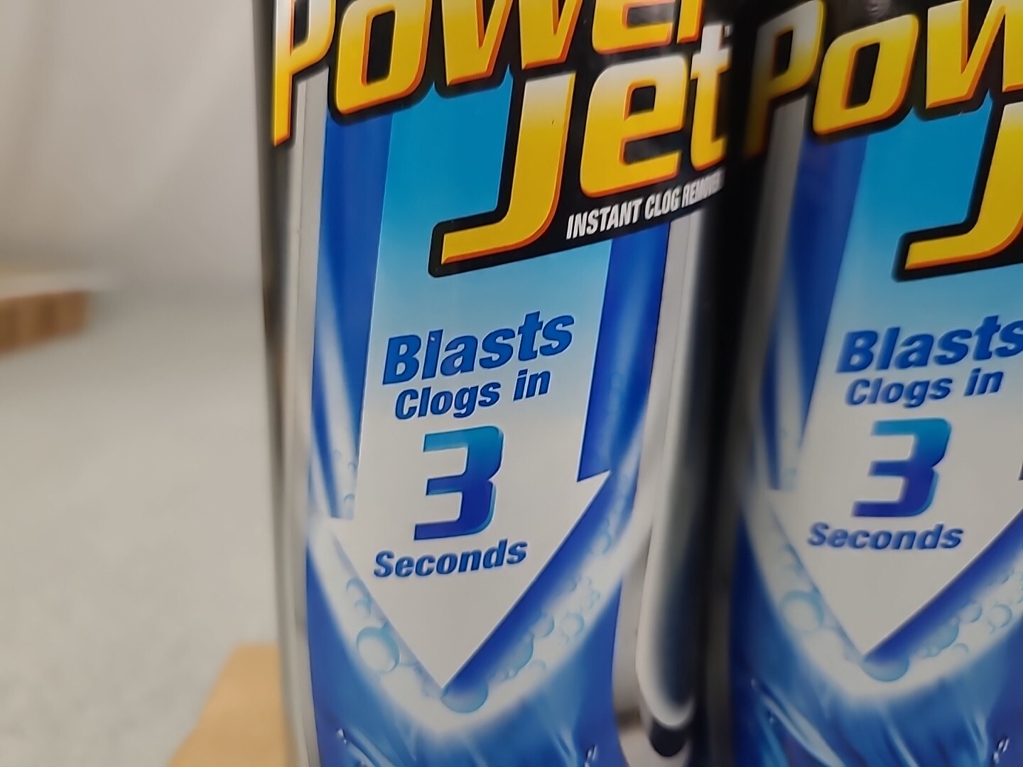 3x Liquid Plumr Power Jet 13.5oz Unclogs Clogs In Seconds