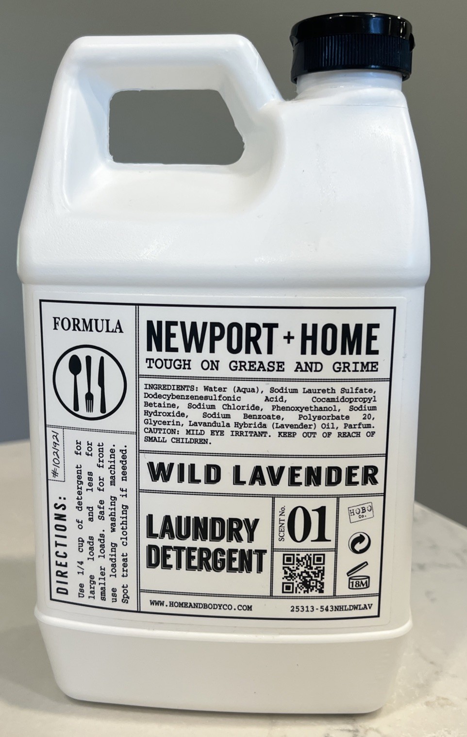Newport Home Wild Lavender Laundry Detergent No 1 64oz Professional Formula