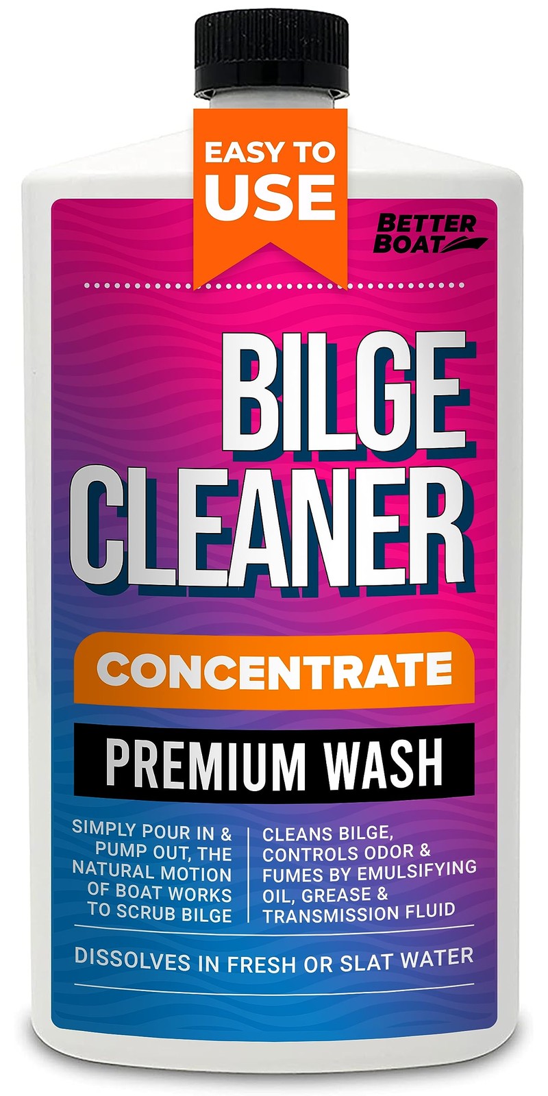 Premium Boat Bilge Cleaner, Concentrate for Heavy Duty Cleaning, Removes Grea…