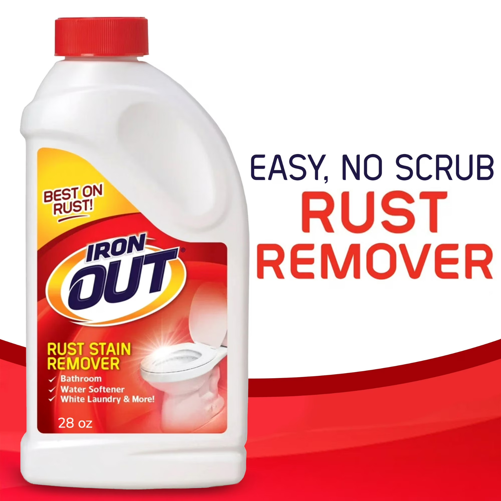 (3 pack) IRON OUT Rust Stain Remover Powder, 1 lb 12 oz Bottle