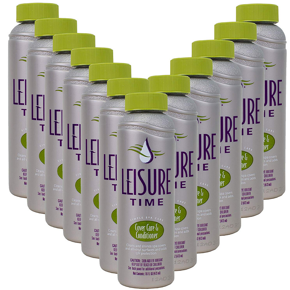 Leisure Time Cover Care and Conditioner Vinyl Protectant for Spas & Hot Tub 12pk