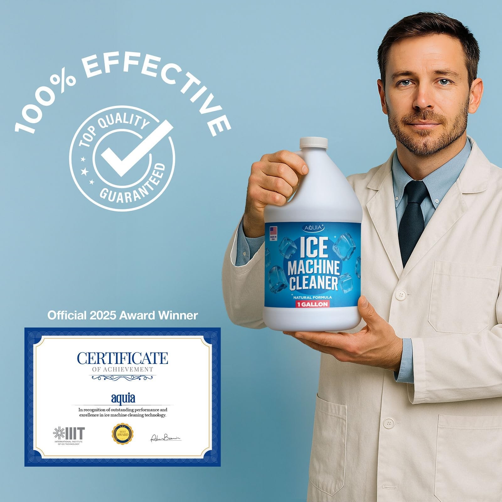 Ice Machine Cleaner and Descaler Gallon | Ice Maker Cleaner for All Brands; O…