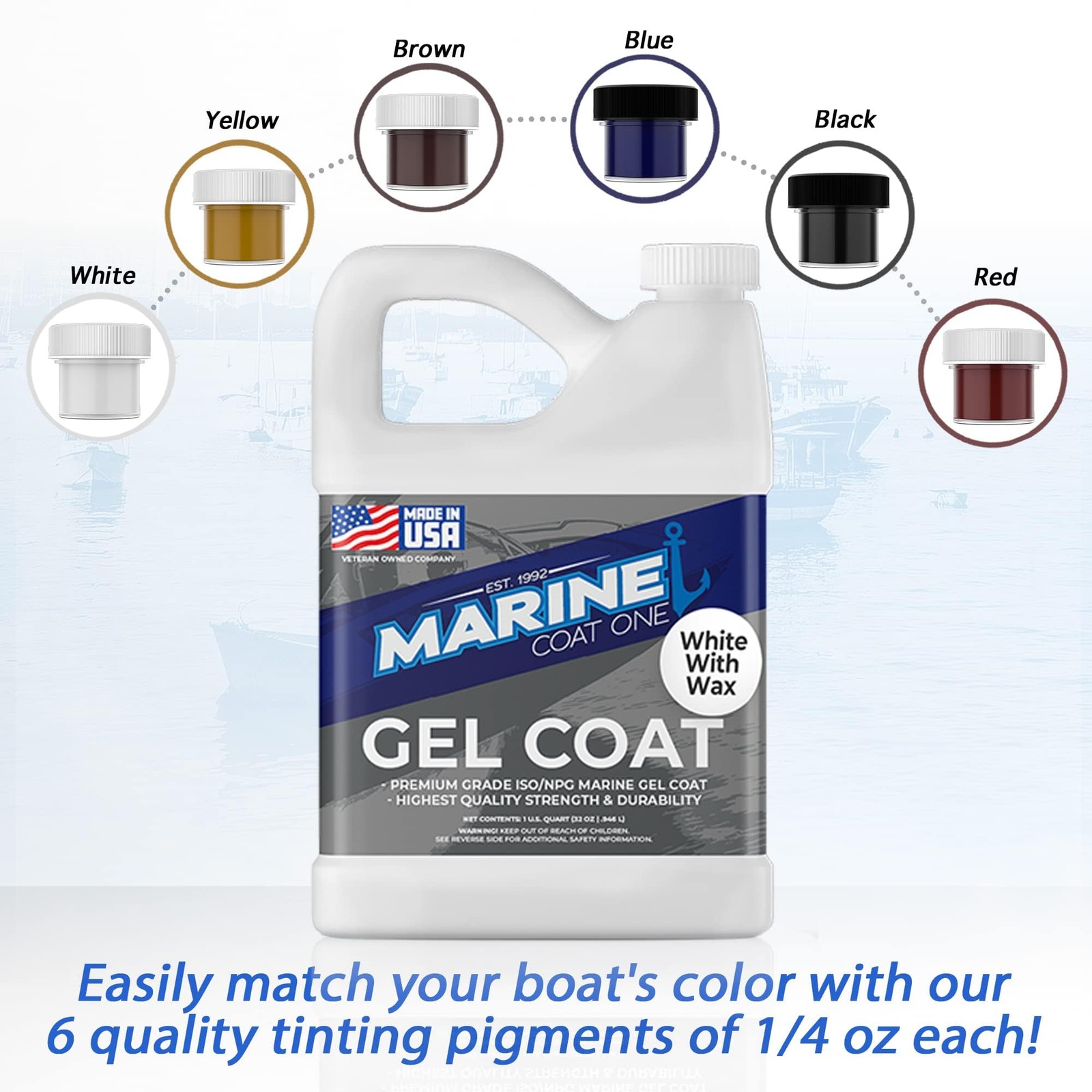 Iso/Npg Gel Coat White with Wax with MEKP Catalyst for Hardening, with 6 Colo…