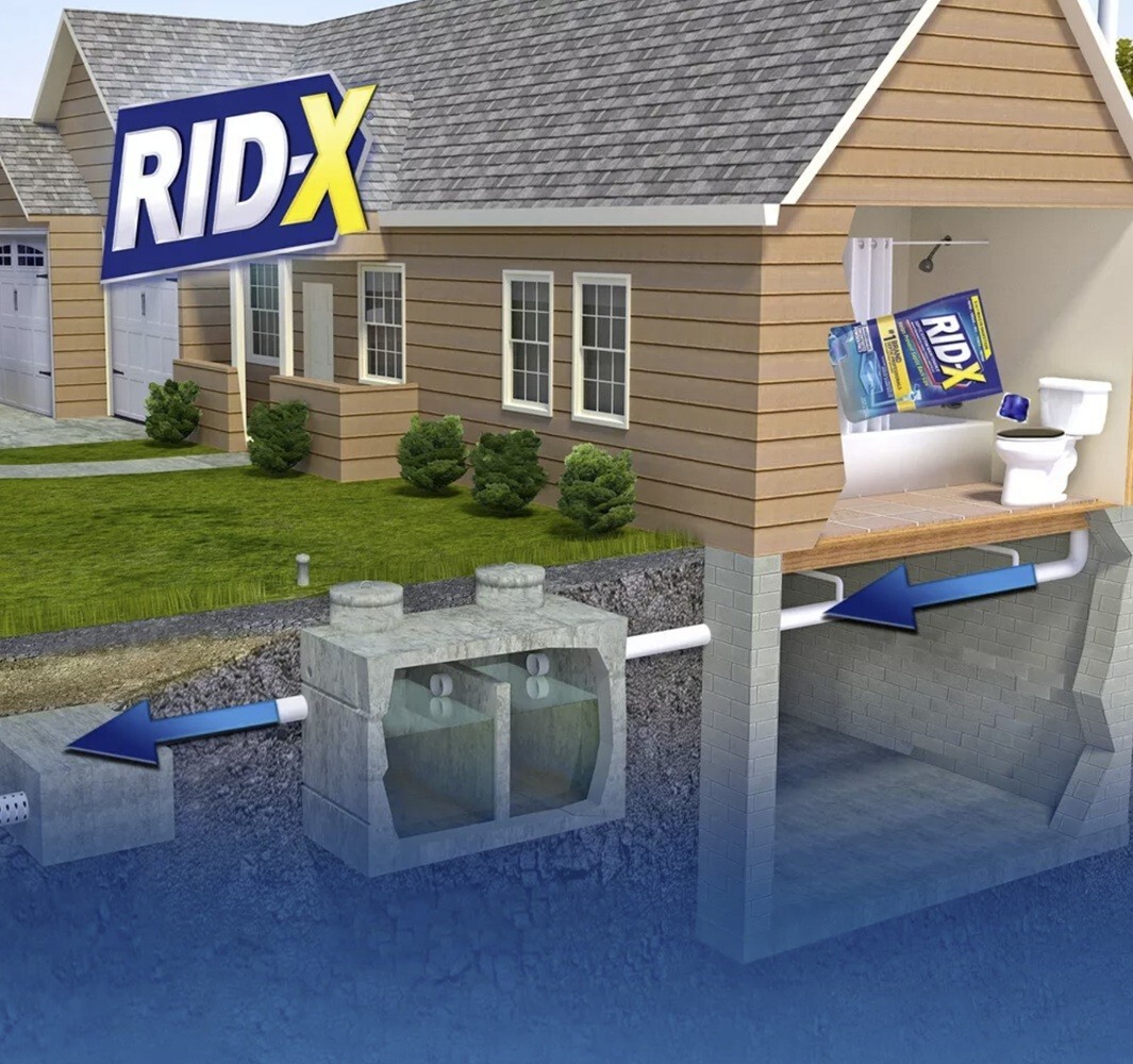 Rid-X 3 Pack Septic Tank System Treatment Maintenance 3.2oz , 3 Monthly Doses