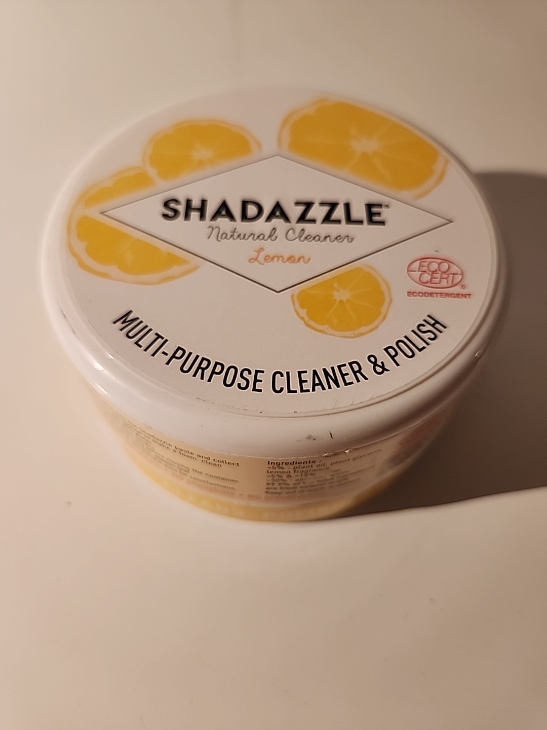 Shadazzle Natural Cleaner Lemon Multi-Purpose Cleaner Polish Made France New