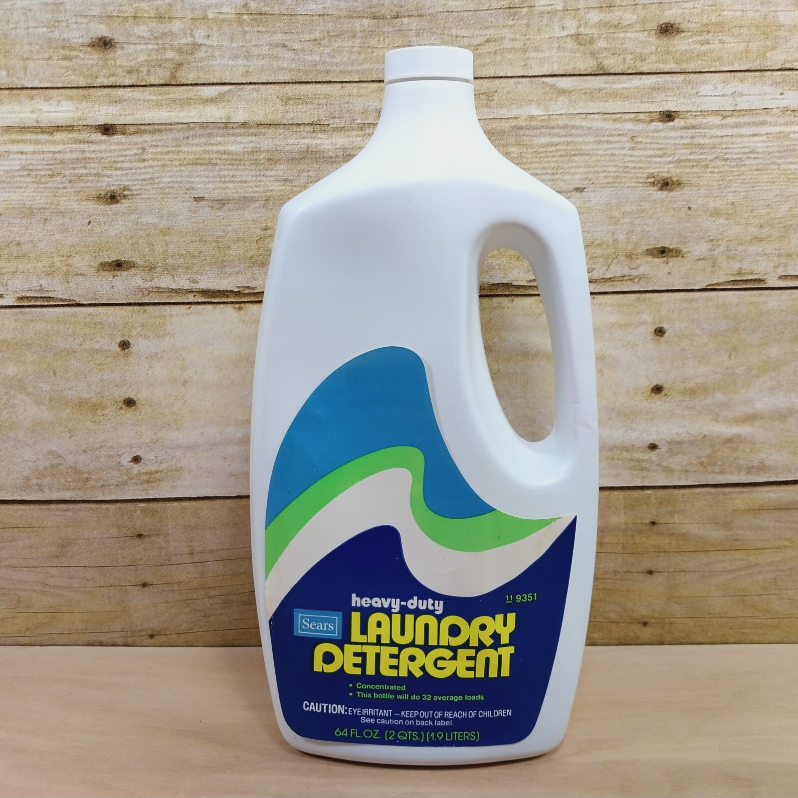 VTG Sears Heavy Duty Liquid Detergent Concentrated 64 FL OZ Sealed NOS RARE HTF!