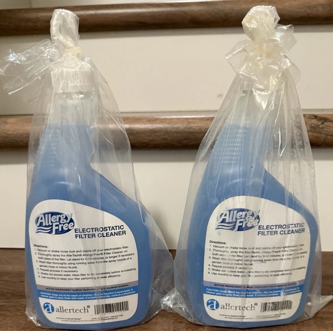 Allergy Free Electrostatic Air Filter Cleaner 32oz TWO Bottles