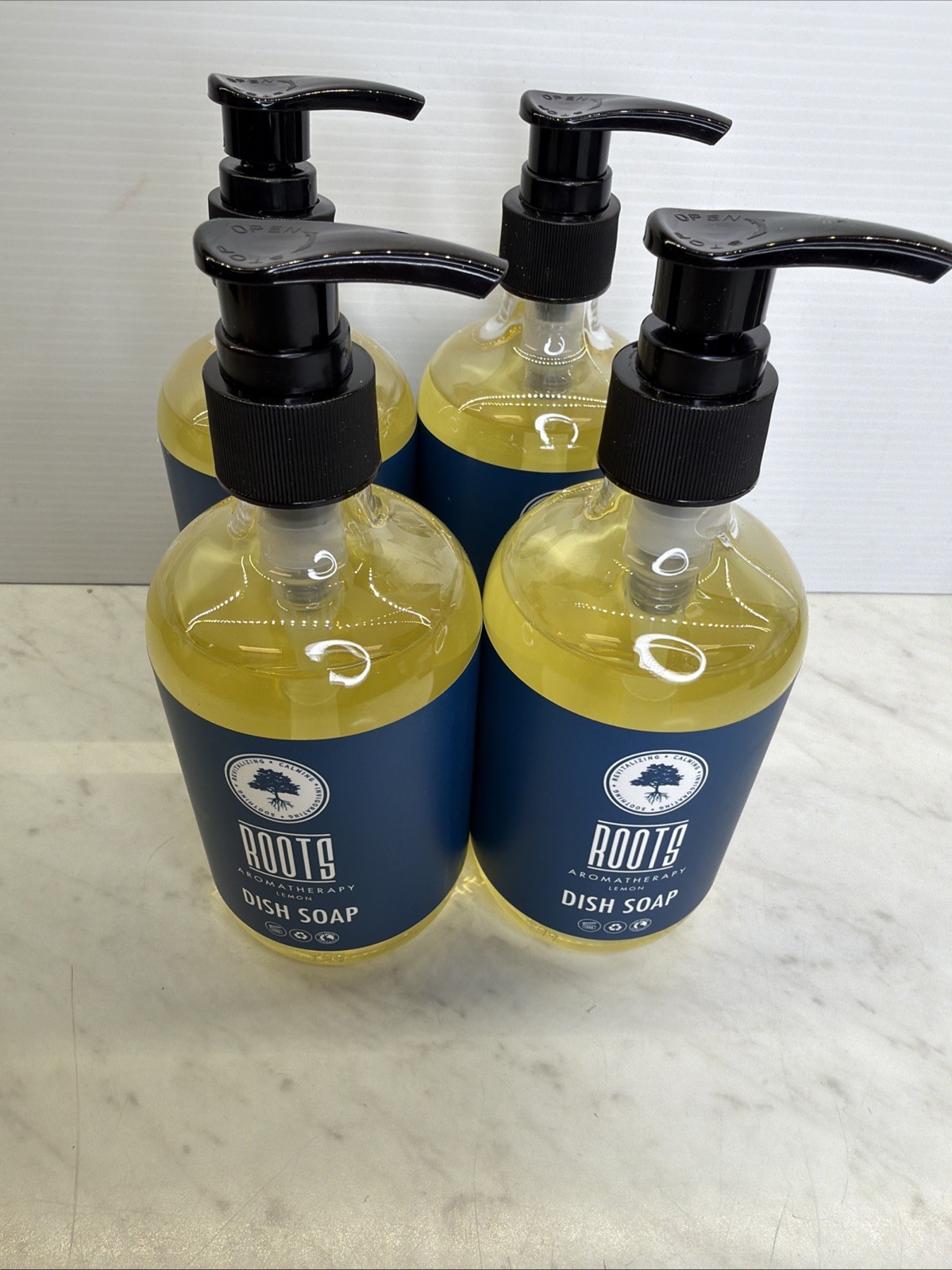 TWO Roots Aromatherapy Lemon Dish Soap 10 Oz 300mL 285876 For Emporium Hotels