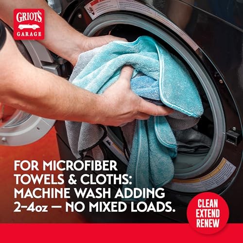 Microfiber and Foam Pad Cleaner, Removes Polish, Wax, 128 Fl Oz (Pack of 1)