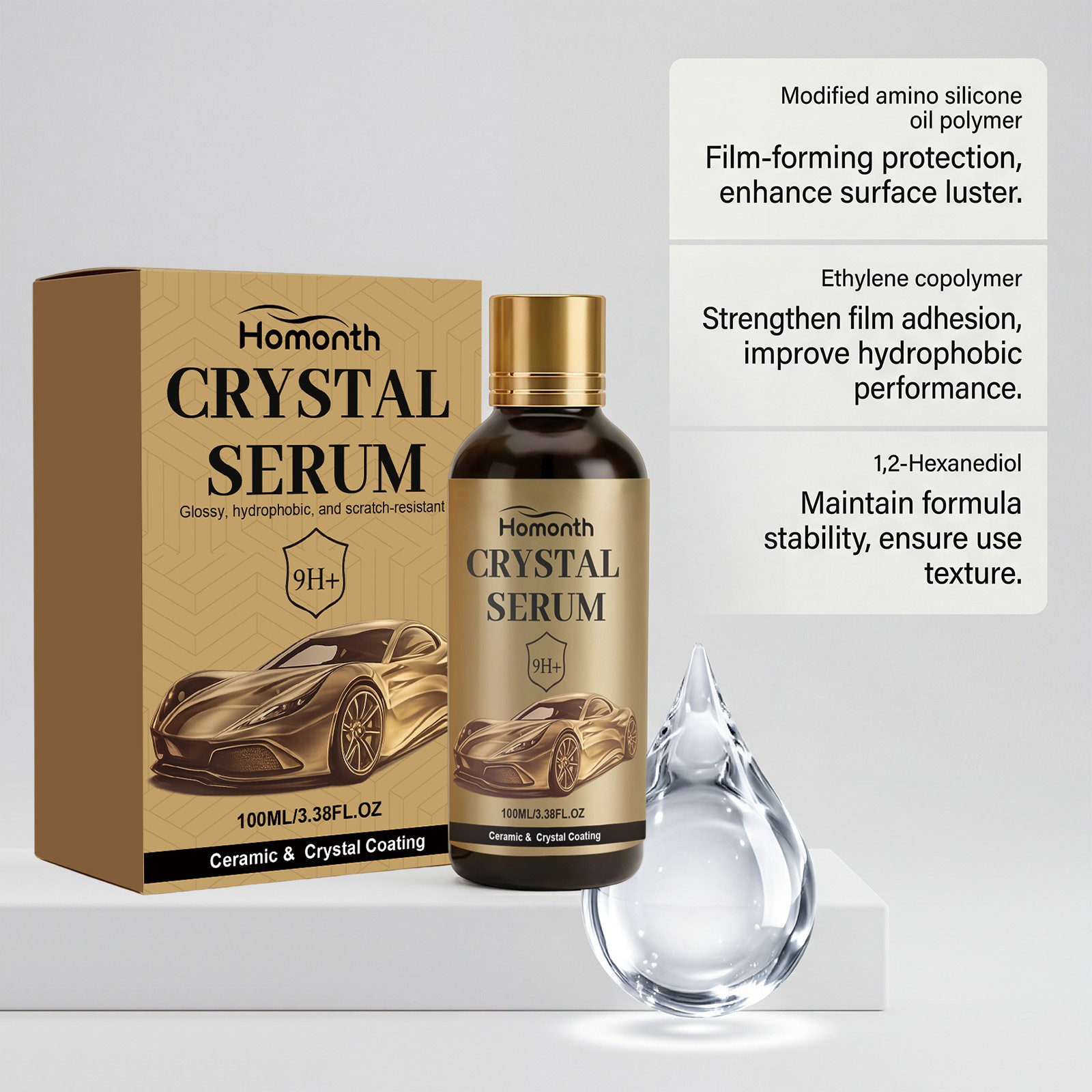 100ML PTZ Crystal Serum – Advanced Graphene Ceramic Coating For Cars US