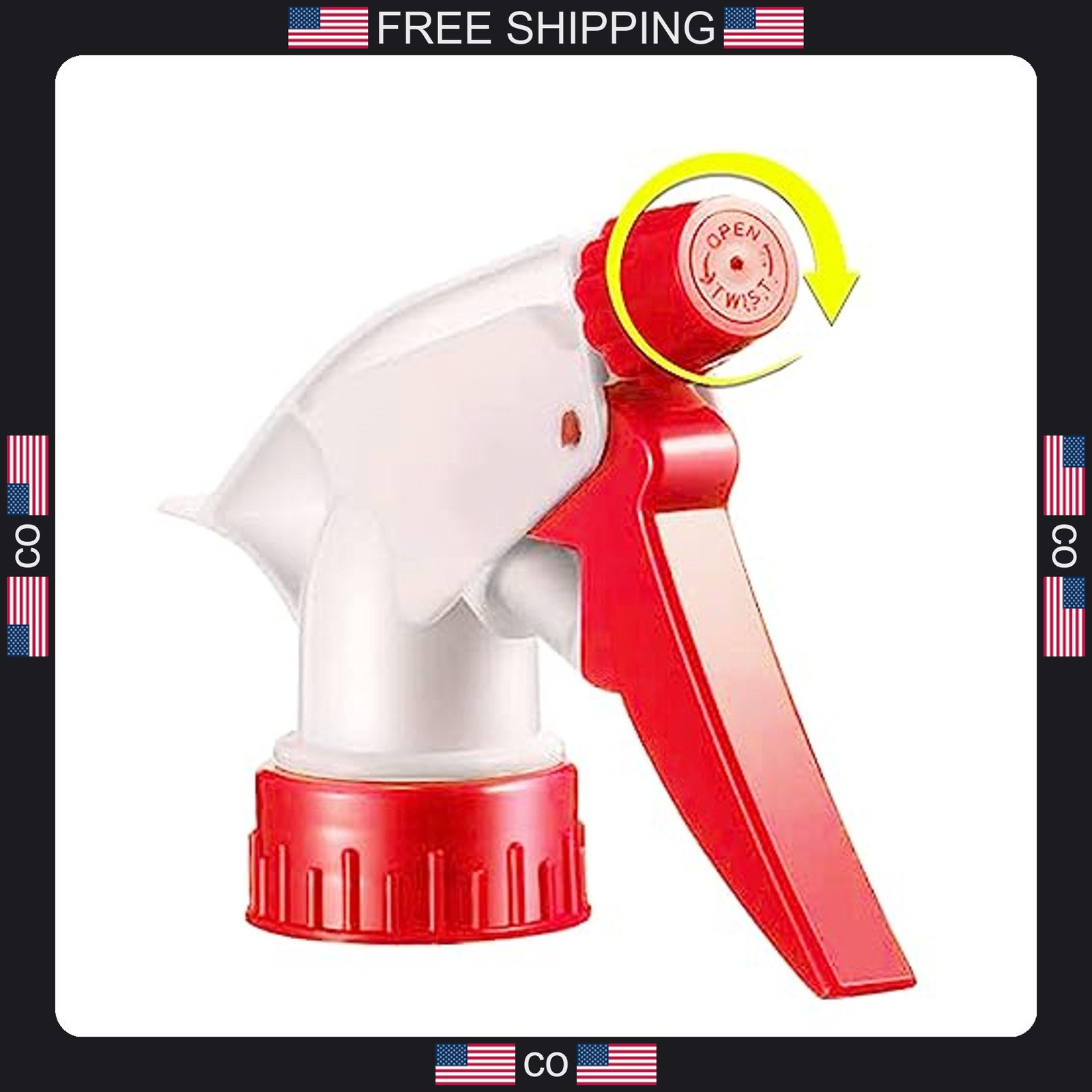 2 Pack 16oz Plastic Spray Bottles for Cleaning and Gardening