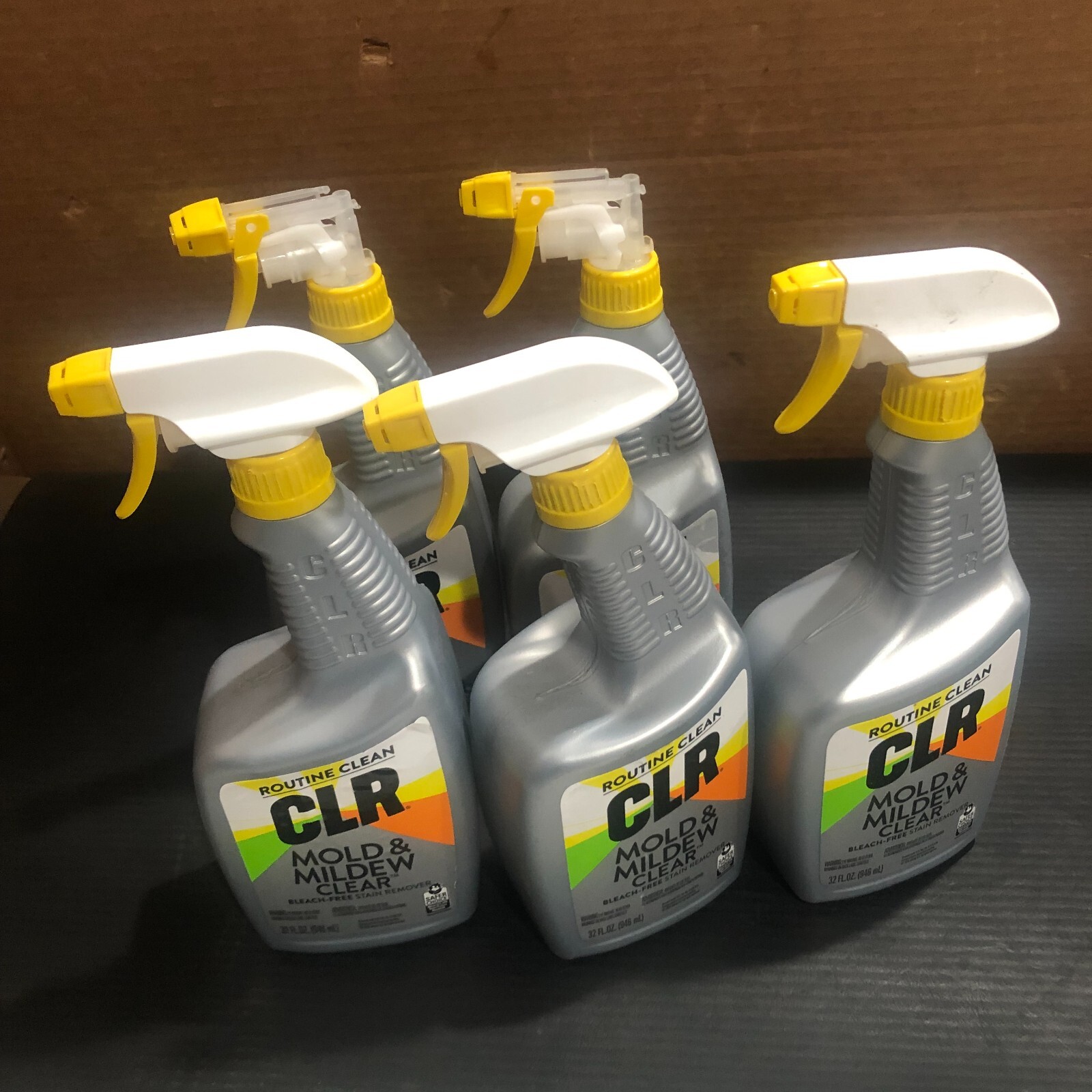 (5 PK) CLR Mold and Mildew Clear Bleach-Free Foaming Stain Remover Spray-32 Oz.