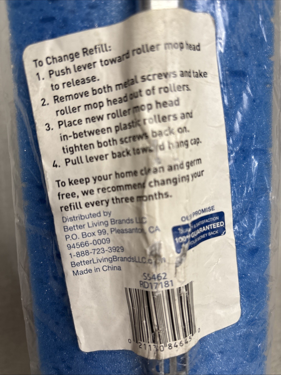 Deluxe Roller Mop Refill – Signature Select- NEW SEALED