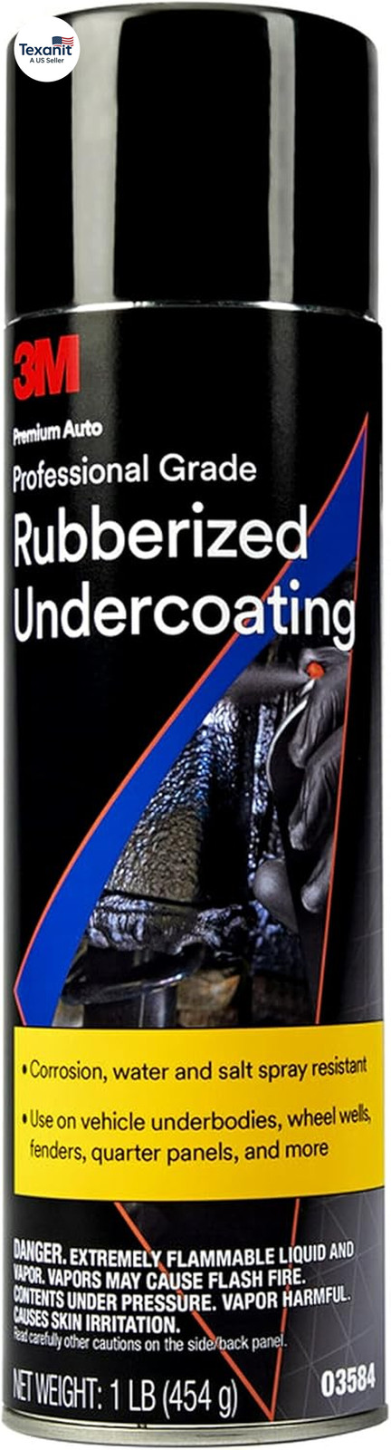 Professional Grade Rubberized Undercoating, Corrosion, Water and Salt Spray Resi