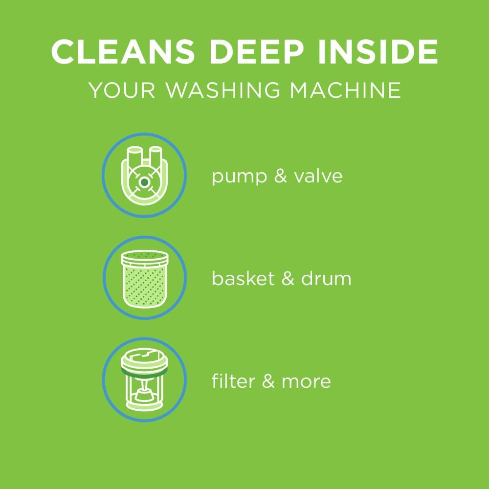 Affresh Dishwasher Cleaner Tablets, Odor & Limescale Removal, 6 Month Supply
