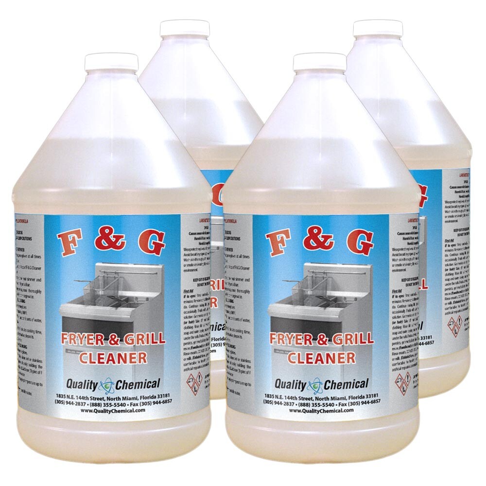 Commercial Fryer and Grill/Griddle Cleaner – 4 gallon case