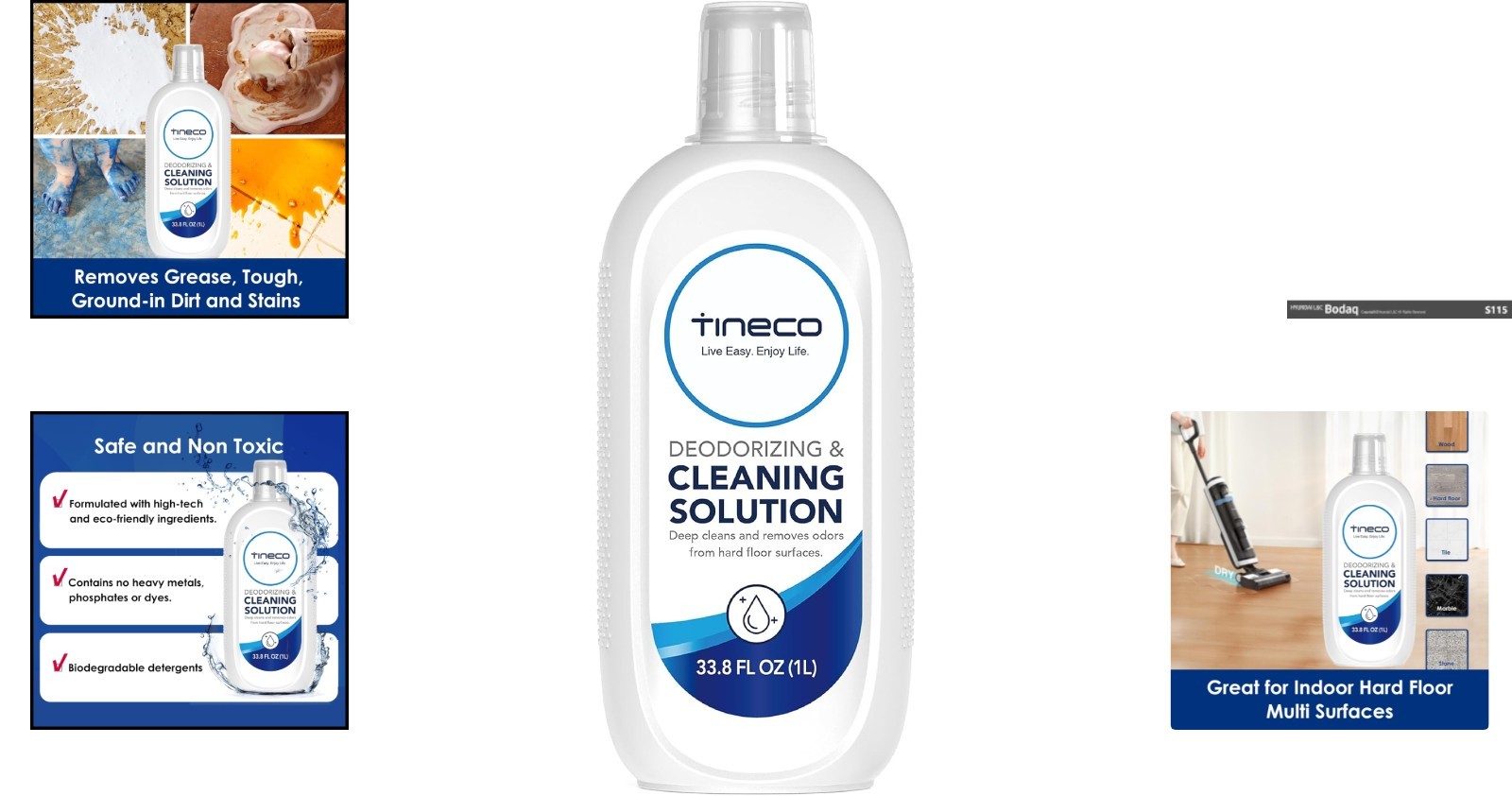 Concentrated 1L Tineco Floor Cleaner for S5/S6/S7/S9 – Perfect for All Floors