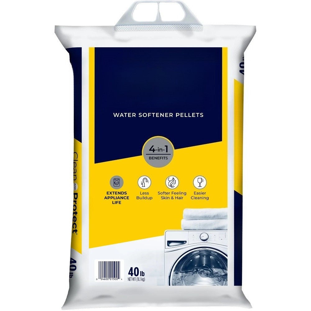 (2 pack) Water Softener Salt Pellets, 40 lb