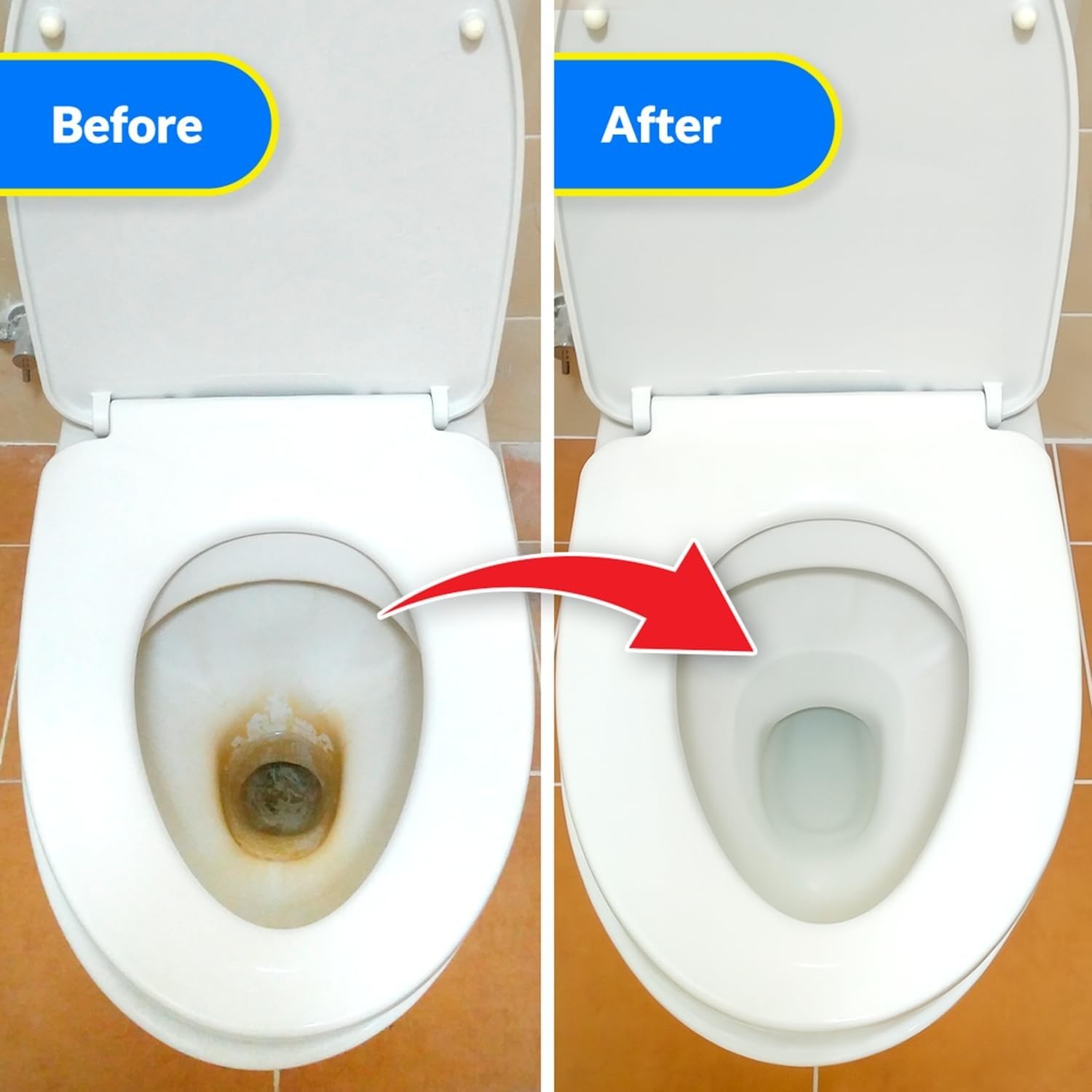Fresh-Scented Self-Activating Toilet Cleaner – 14 oz – No Scrubbing Needed