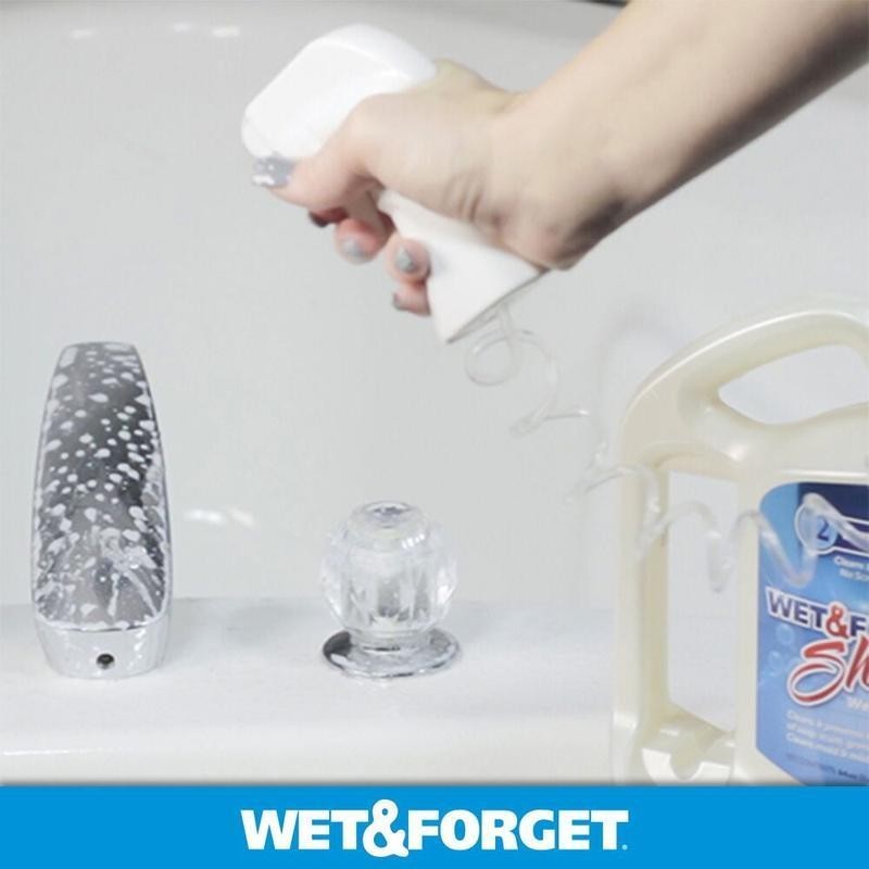 Weekly Shower Cleaner Vanilla Scent No Scrub Soap Scum Mold Stain Remover 64oz