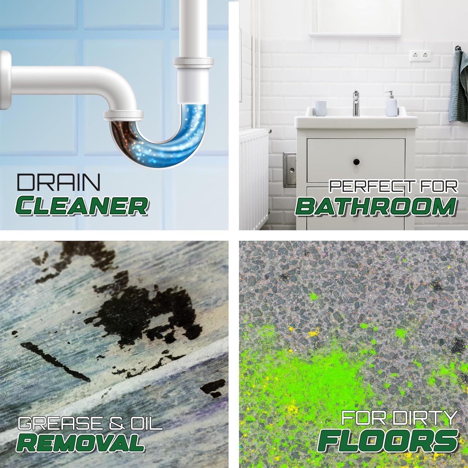 Professional-Grade 1 Gallon Enzyme Cleaner: Non-Corrosive & Multi-Surface Use