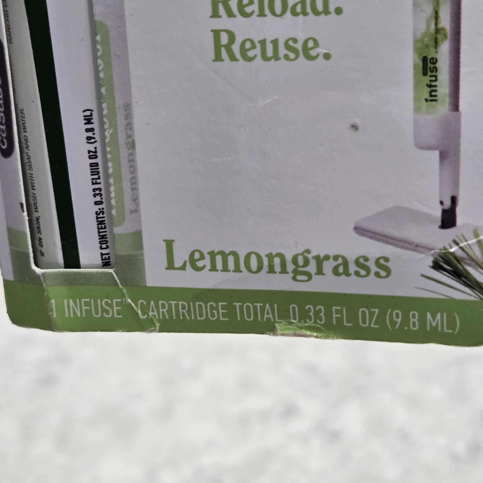 3 Casabella Infuse Multi-Surface Floor Cleaner SPRAY MOP REFILL Lemongrass