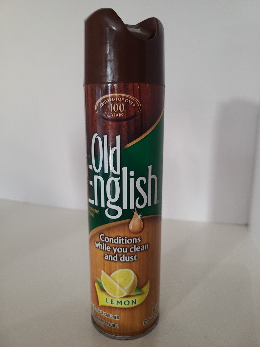 Old English Furniture Polish Wood Protector Cleaner Lemon 2004 Partial Most Used