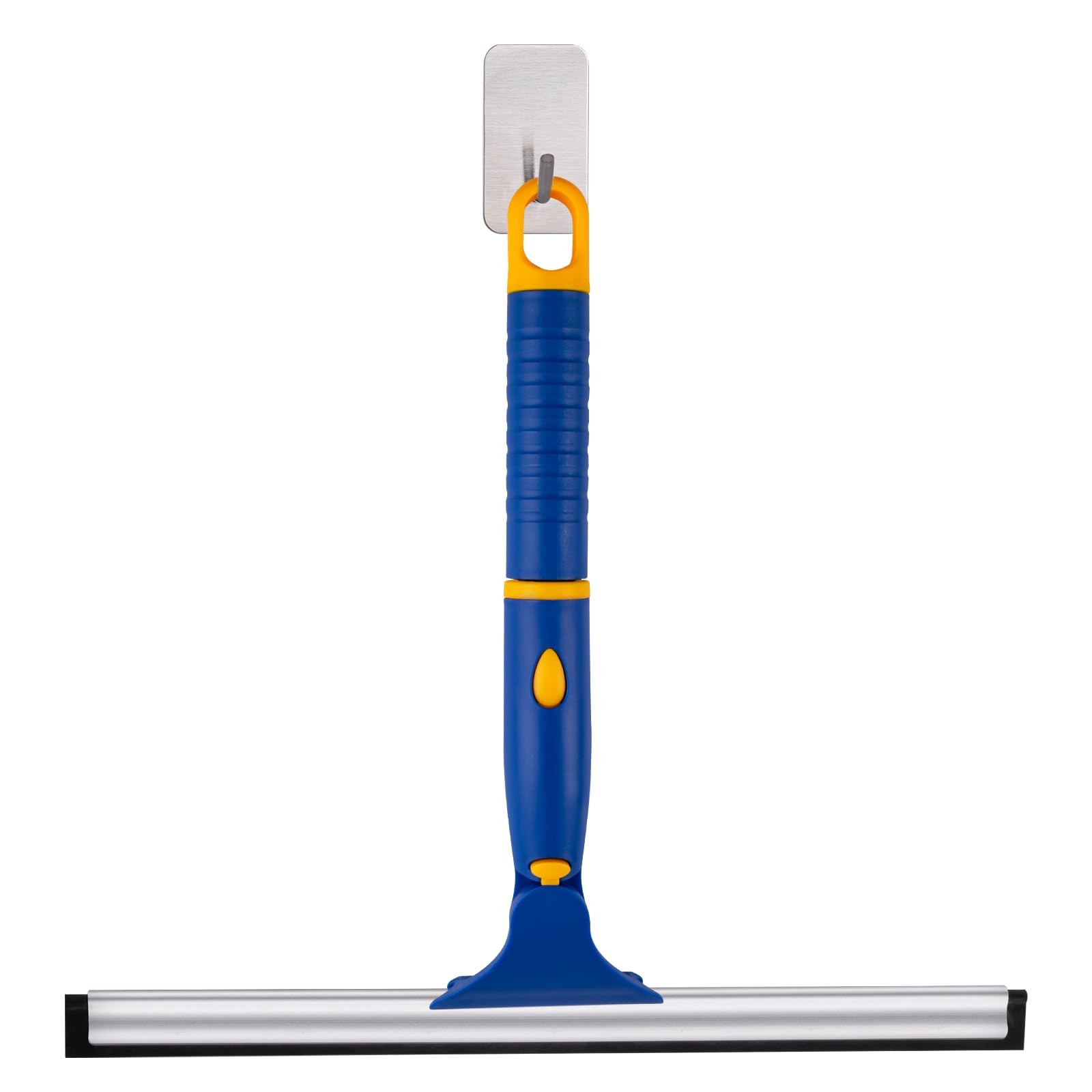 10″ Swivel Window Cleaning Squeegee, All-Purpose Anti-Slip Window Squeegee wi…