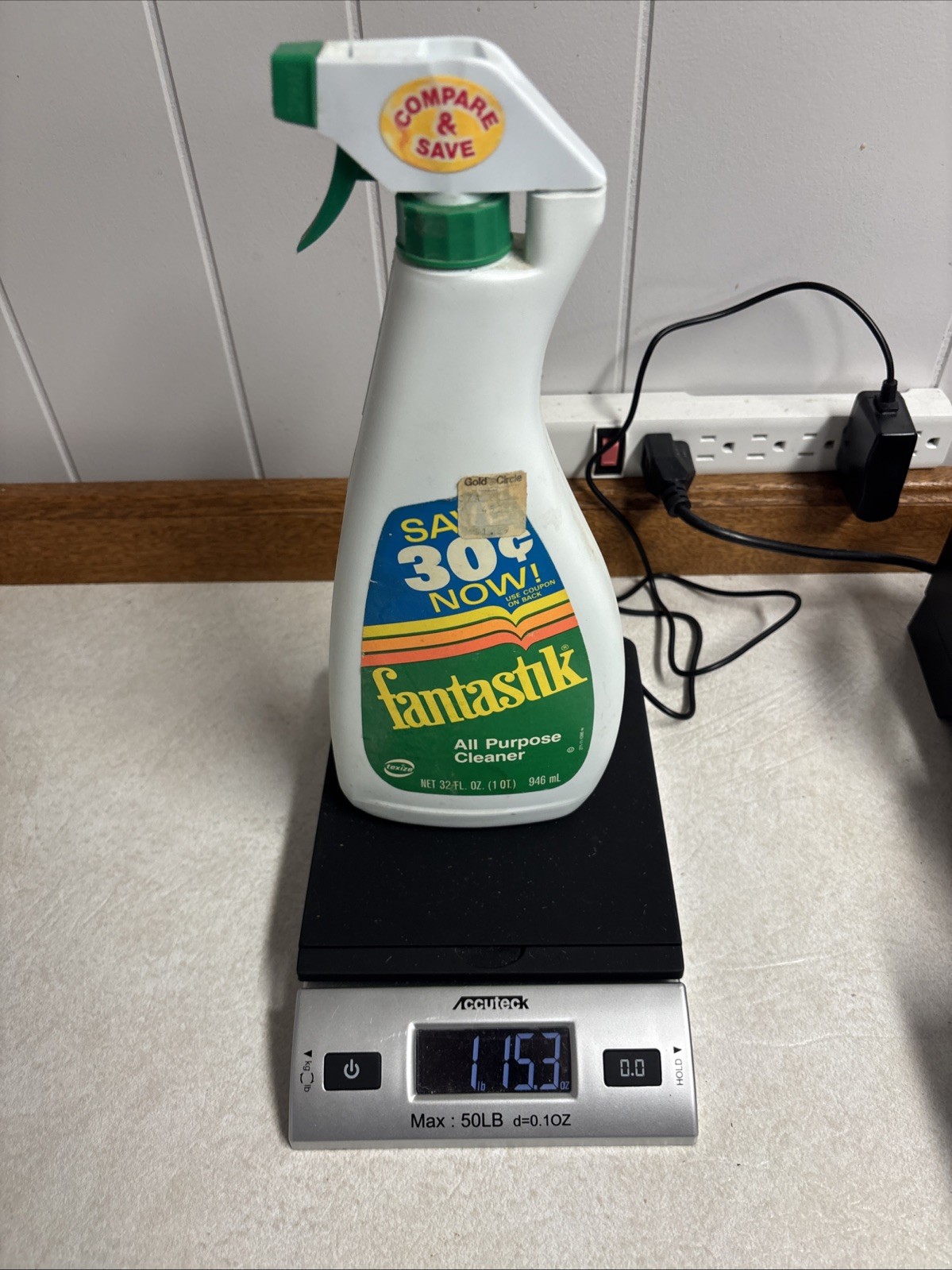 Fantastik 32 fl. oz. All Purpose Cleaner Vintage prop 1987 3/4 Full
