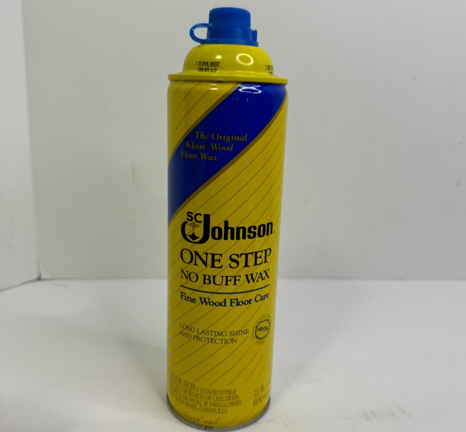 SC Johnson One Step No Buff Wax Fine Wood Floor Care 22 FlOz Discontinued READ A