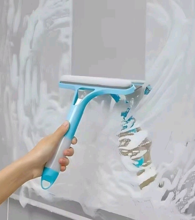 3-in-1 Squeegee Cleaning Tool Streak-Free Glass Surface Window Cleaning