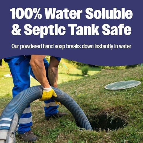 Powdered Hand Soap 5 lb Heavy-Duty Cleaning Septic Safe Water Soluble Grease