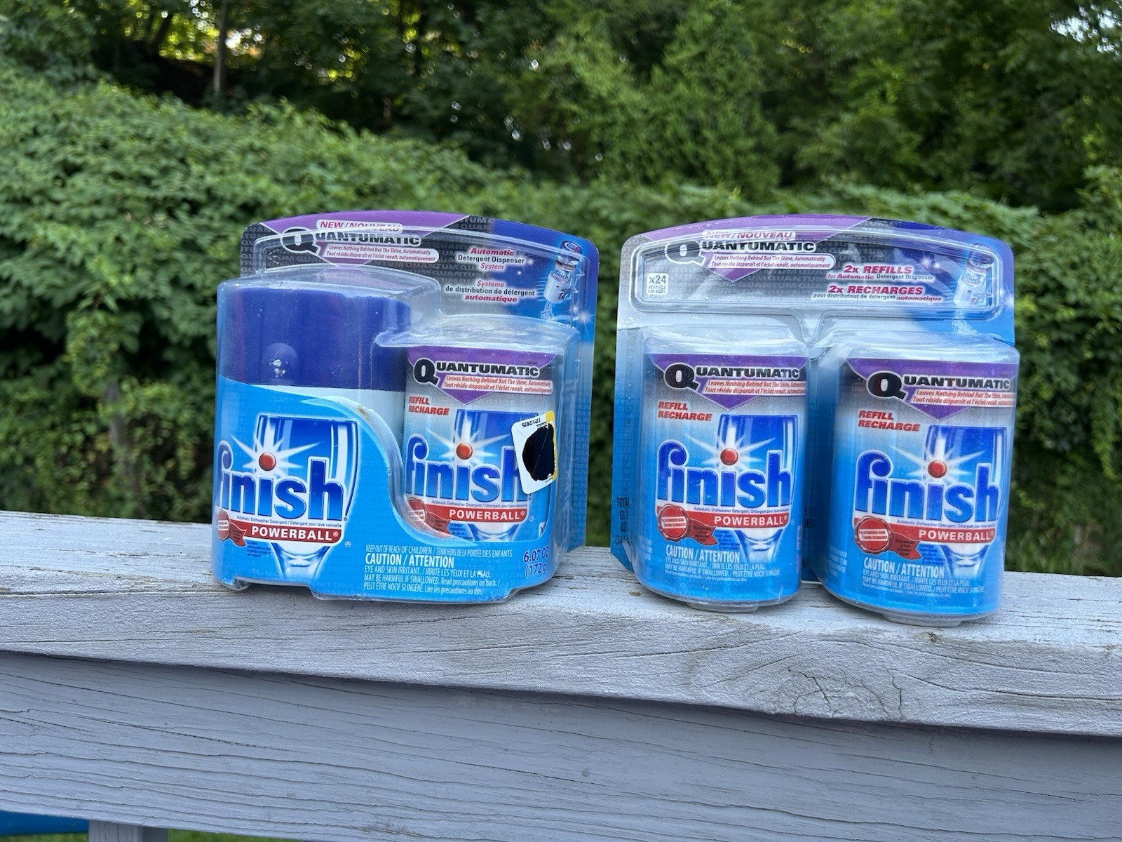 Finish Powerball Automatic Detergent Kit Dispenser Refill Set + 2 Refills.