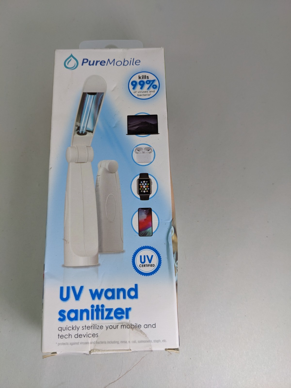 puremobile wand sanitizer Open Box New