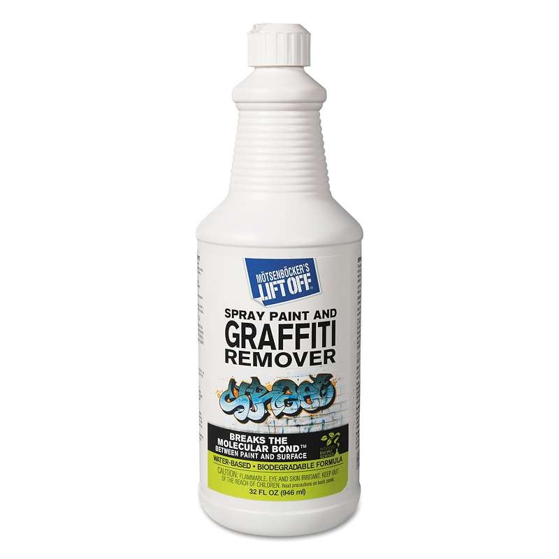 Motsenbocker’s Lift-Off® 4 Spray Paint Graffiti Remover, 32oz, Bottle, 6/Carton