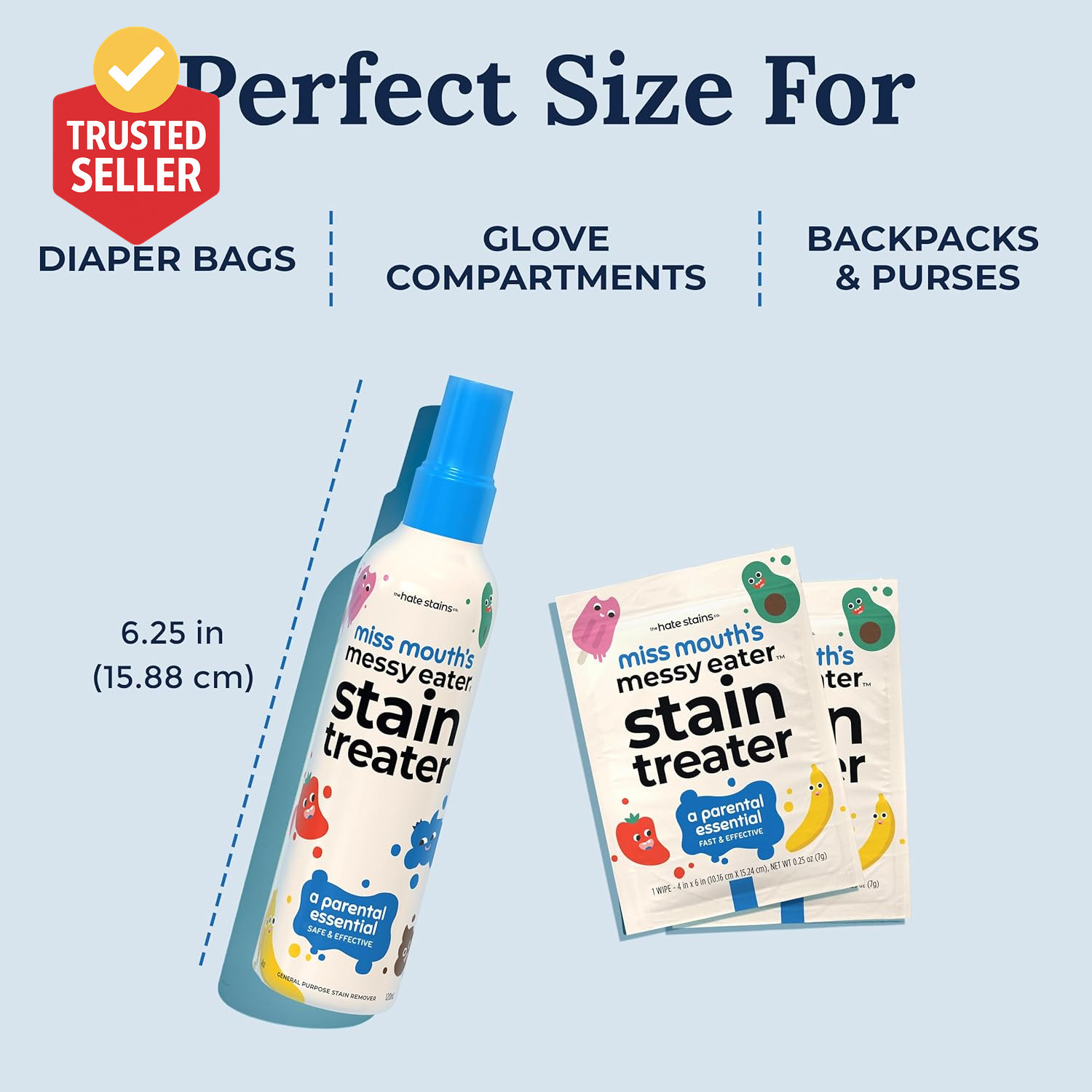Messy Eater Stain Treater Spray – 4Oz Stain Remover – Newborn & Baby Essentials