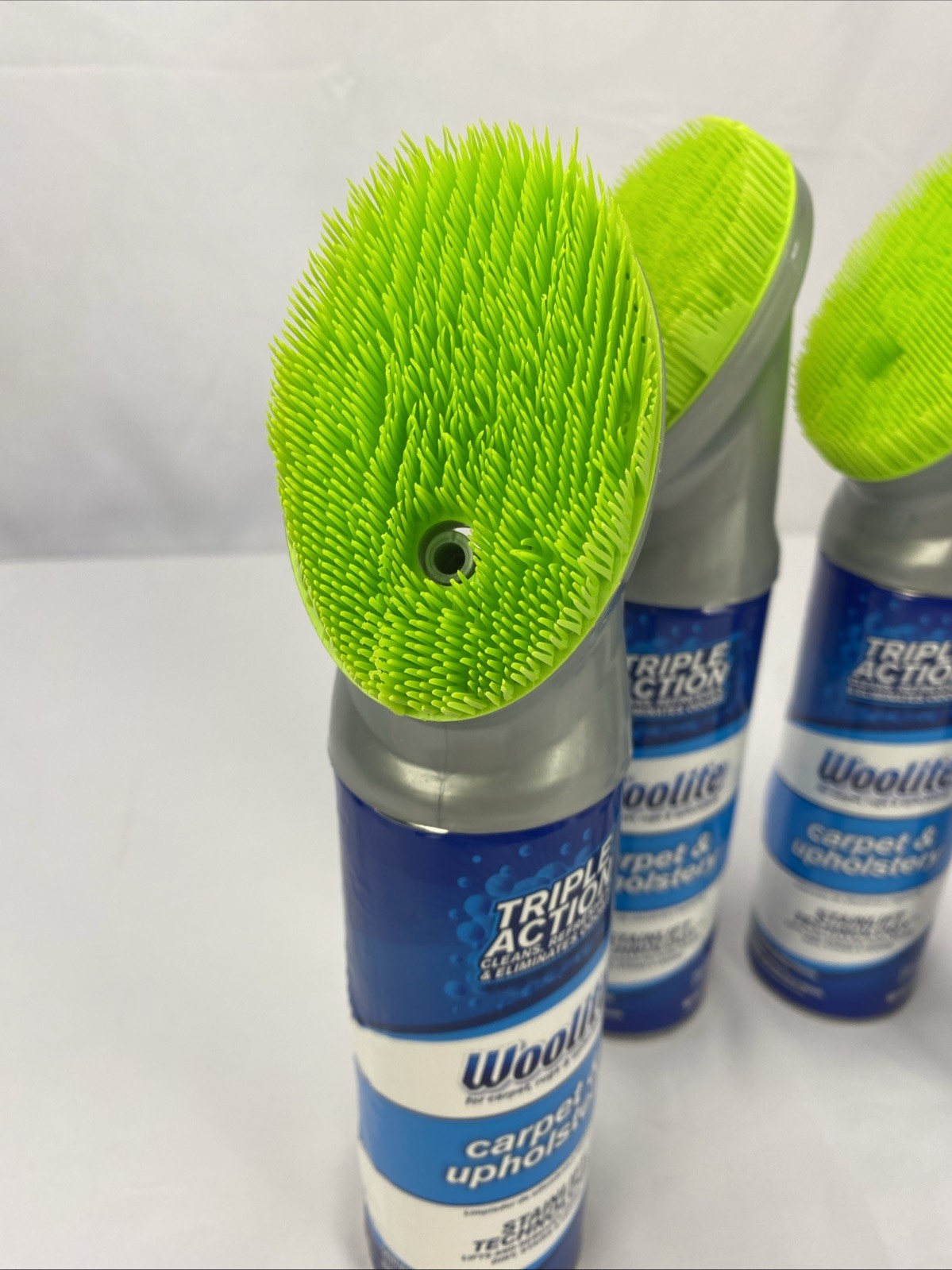 Woolite Carpet & Upholstery Triple Action Foam Cleaner Odor Stain Remover 12 oz 