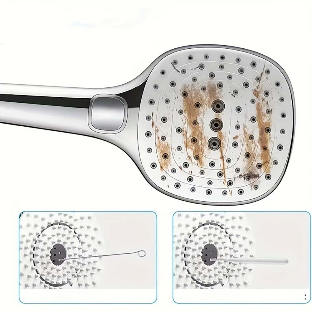 Portable Stainless Steel Cleaning Needles for Shower Head and Faucet Maintenance