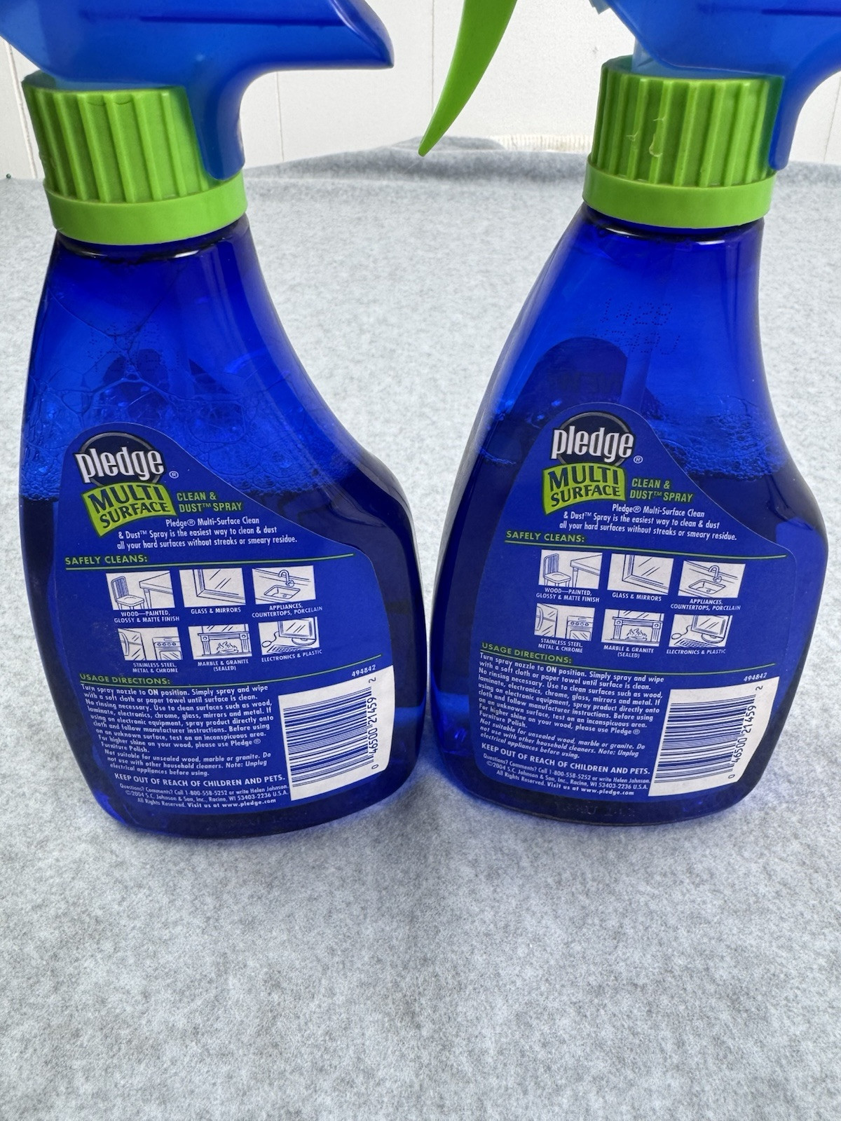 Pledge Multi Surface Cleaner Spray 16oz 2 Pack Wood Glass Electronics New