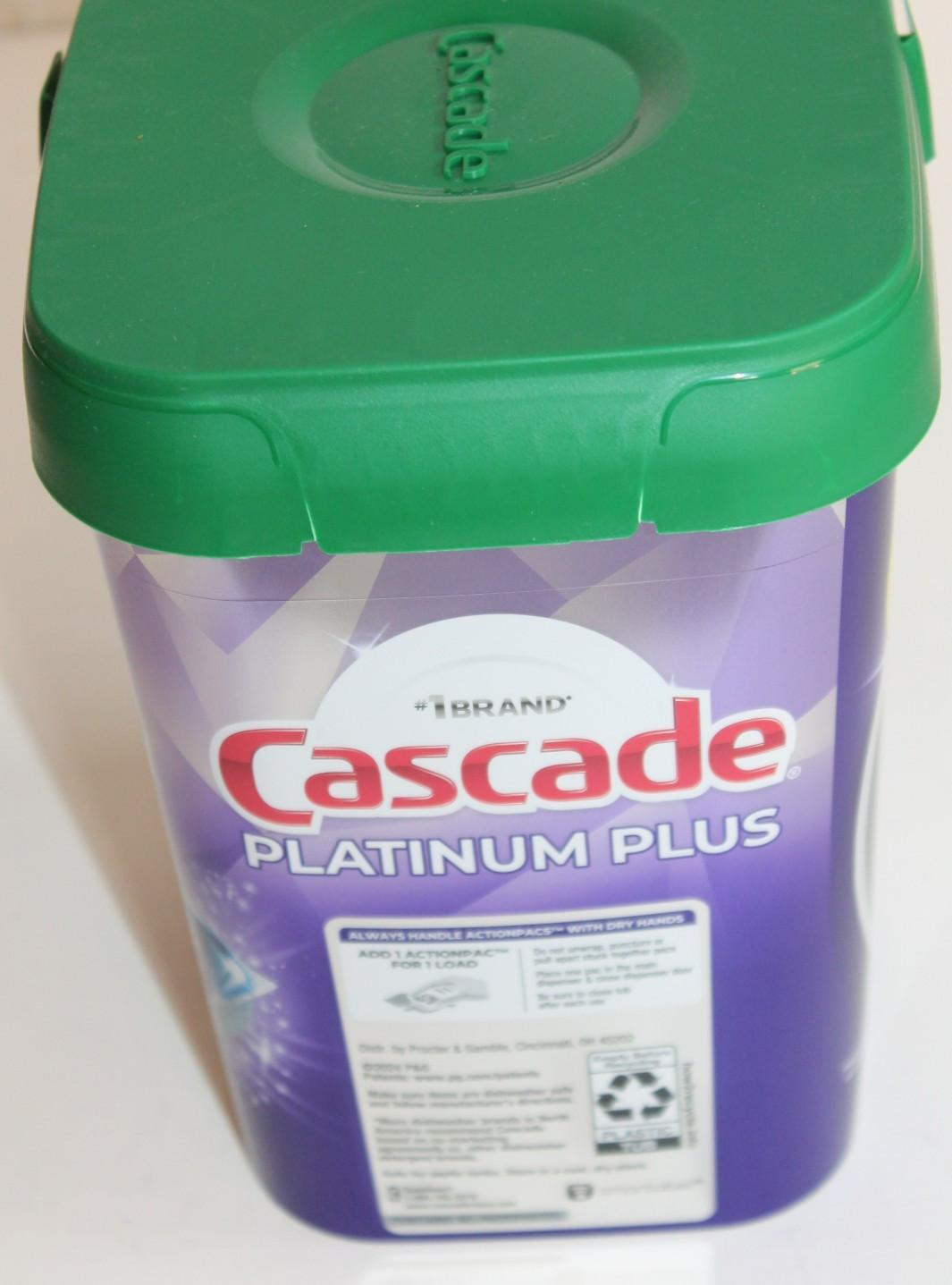 Cascade Platinum Plus ActionPacs Dishwasher Detergent Fresh Scent, 82 ct.