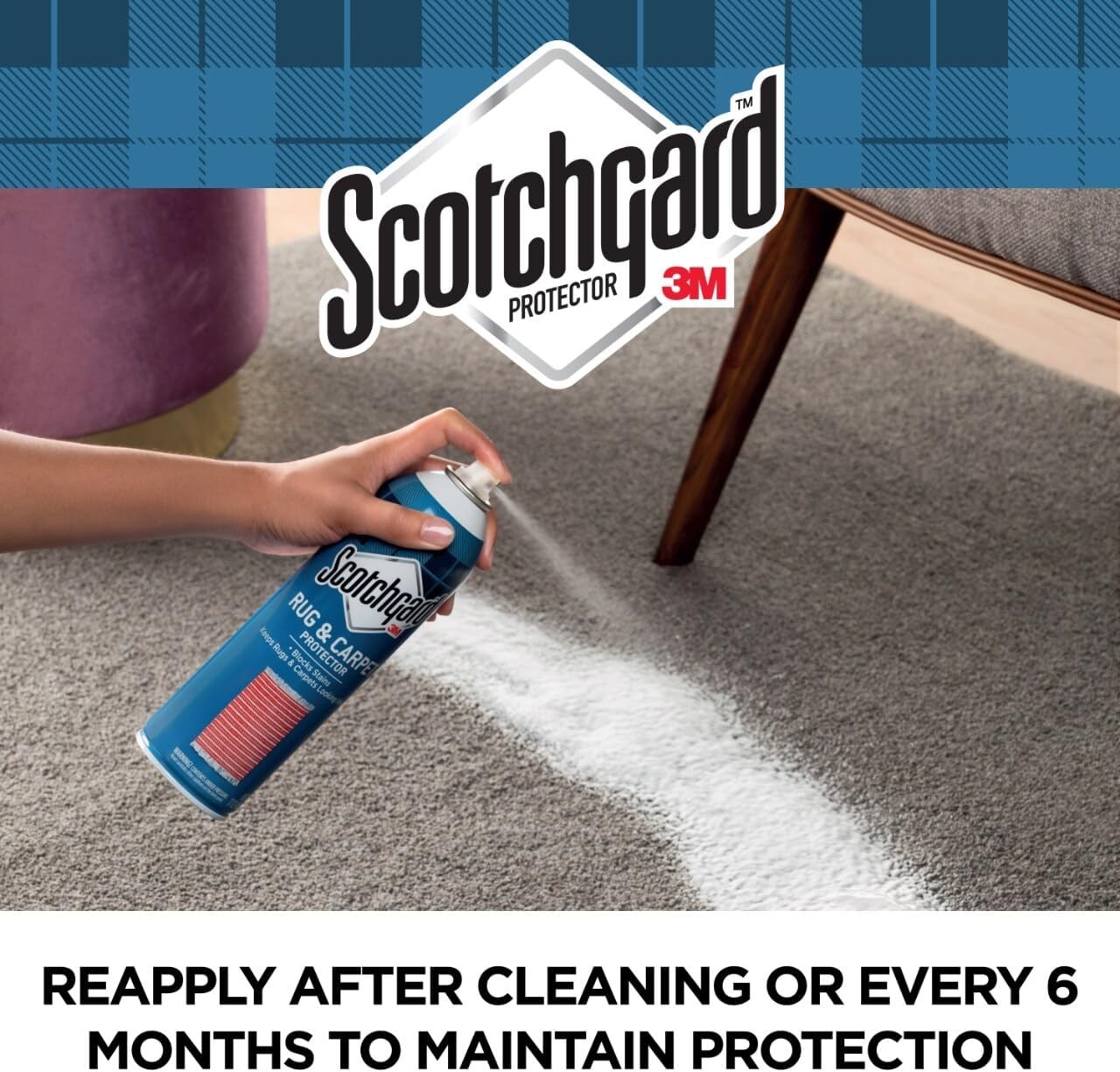 Rug & Carpet Protector, Carpet & Rug Protector Blocks Stains During Fall and …