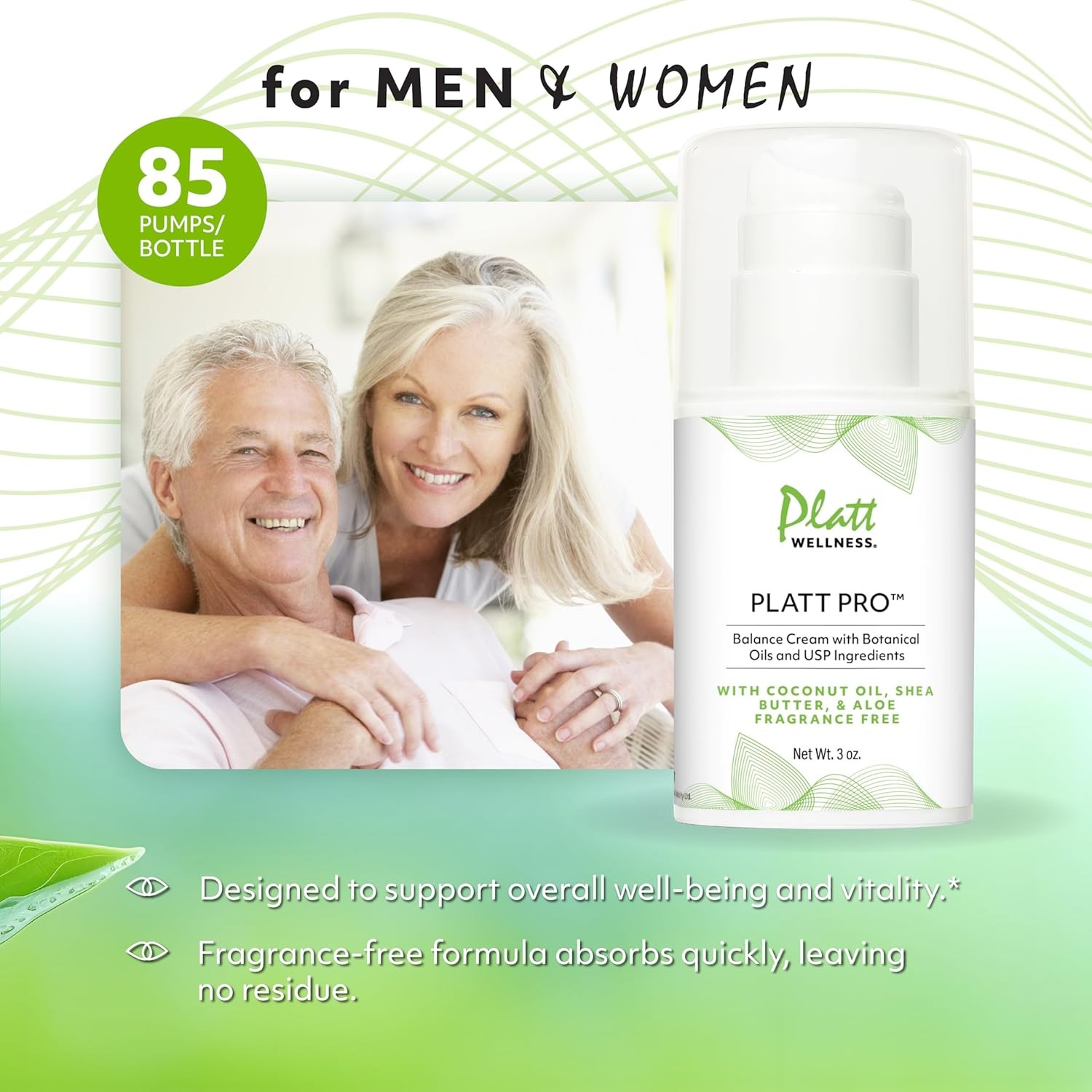 Platt Pro Balance Cream with Botanical Oils and USP Ingredients ?C 5% Progester