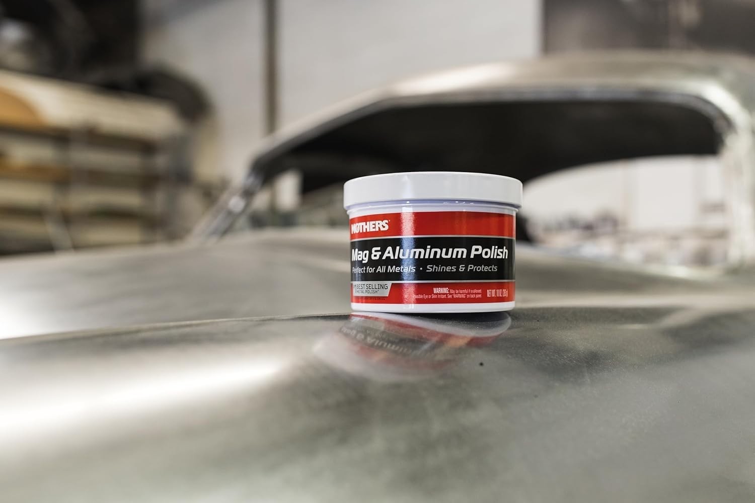 10 oz Mag & Aluminum Polish – Fine Grit for Long-Lasting Metal Protection