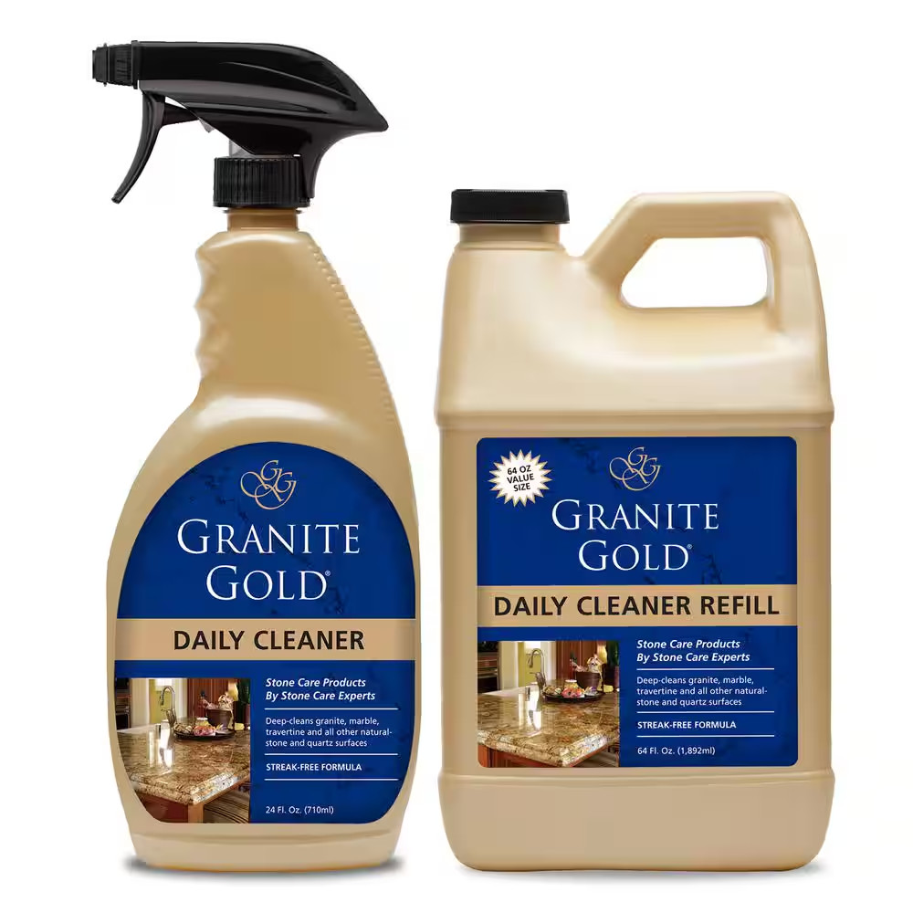 88 Oz. Daily Multi-Surface Countertop Cleaner Value Pack for Granite, Quartz, Ma