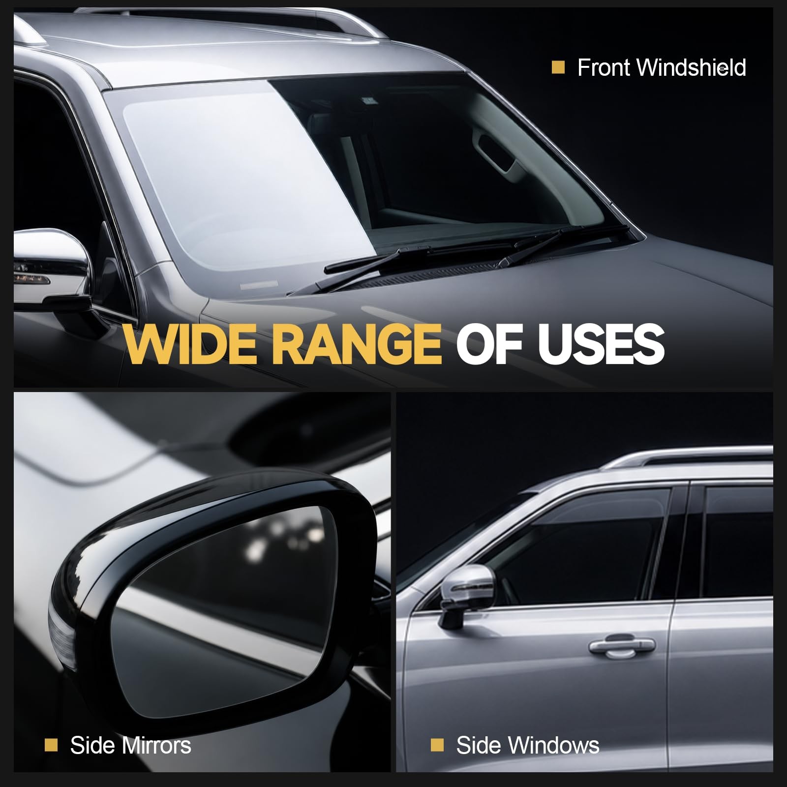 Car Ceramic Glass Coating Spray,Automotive Windshield Rain Repellent Glass Po…